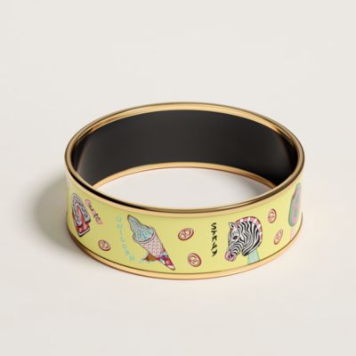 【上品】HERMES ≪アルネ・ドゥ・クール≫ エナメルブレスレット エナメルブレスレット-